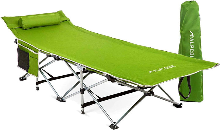 Discover the Comfort of the Alpcour Folding Camping Cot - Large