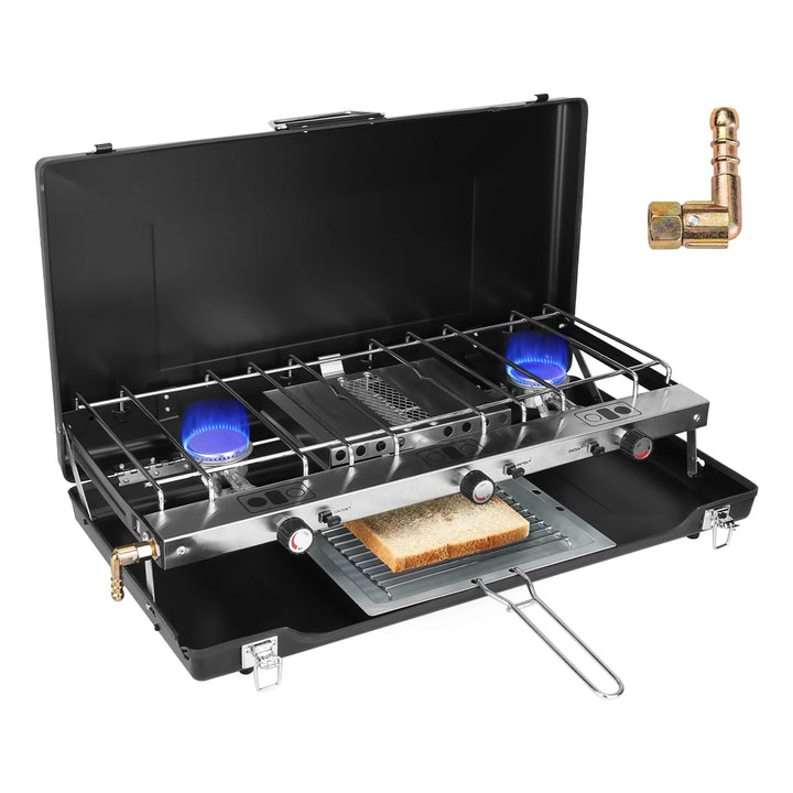Explore the Great Outdoors with Our 3 Burner Camping Stove