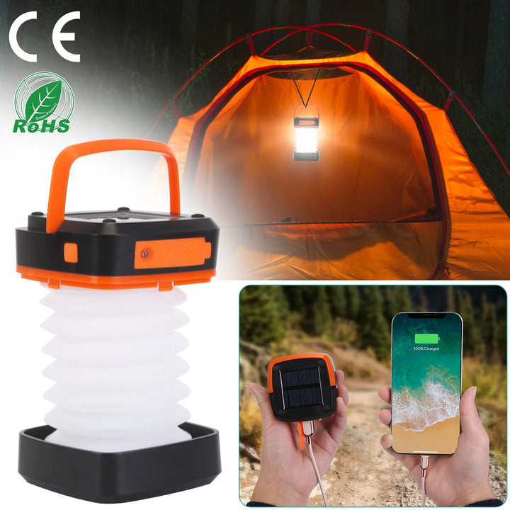 Illuminate Your Adventures with the Solar Camping Lantern