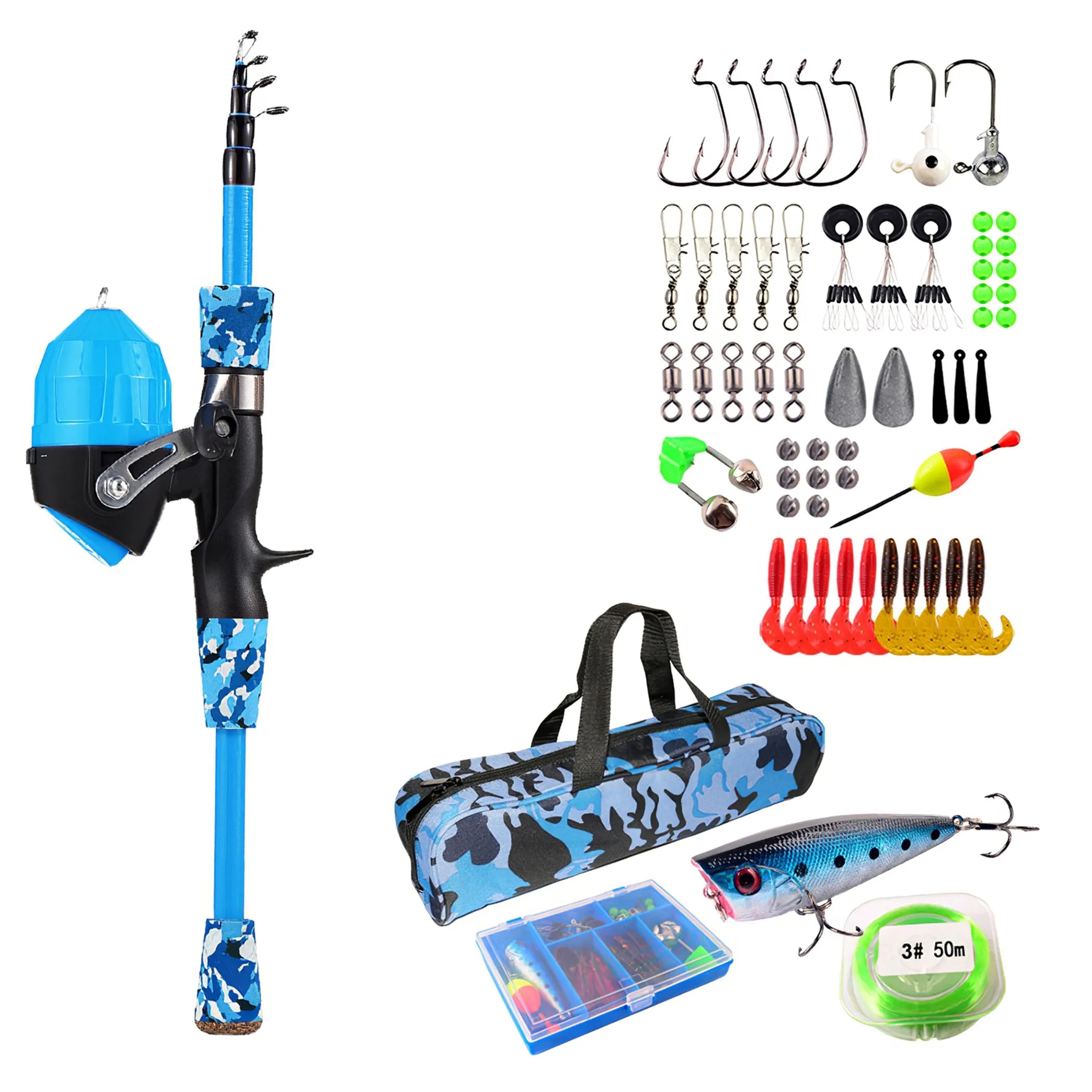 Unleash Your Child's Adventurous Spirit with Our Kids Fishing Pole Set!