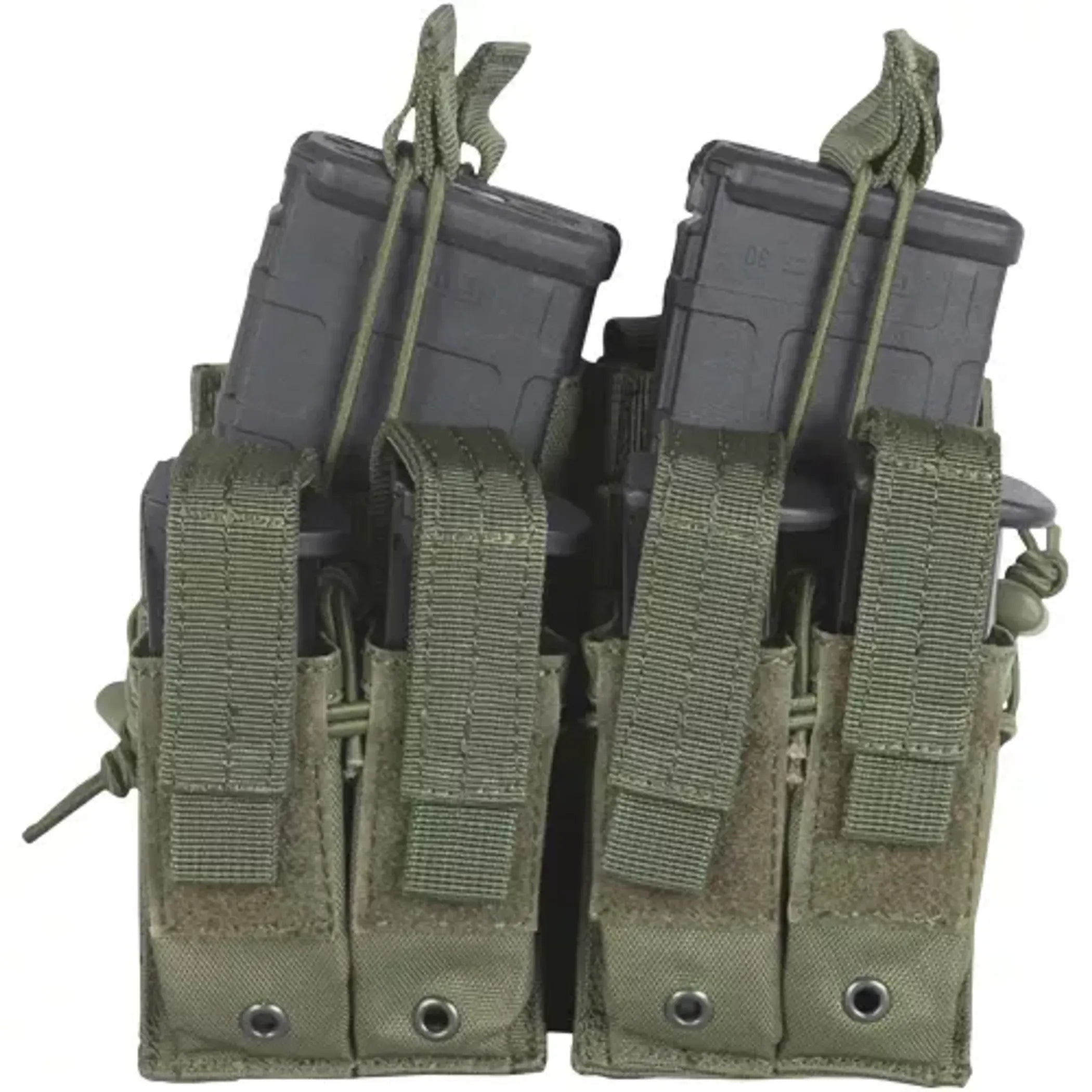 Ultimate Tactical Gear: Tactical Quad Stack - Olive Drab