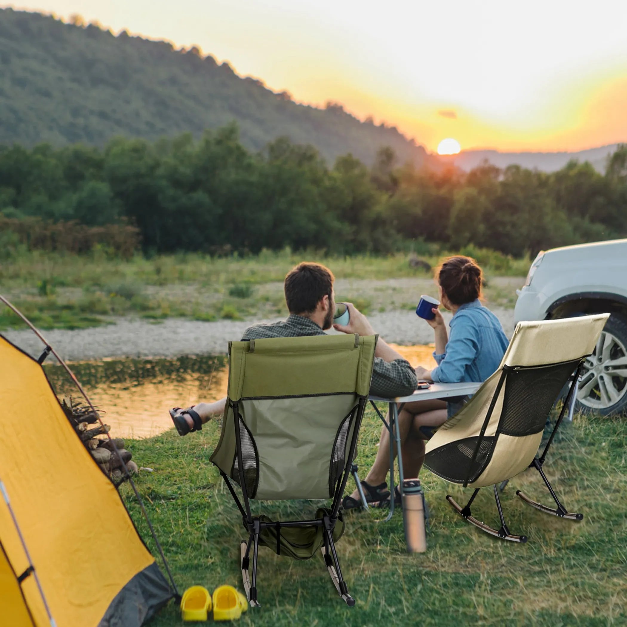 Portable Camping Rocking Chair