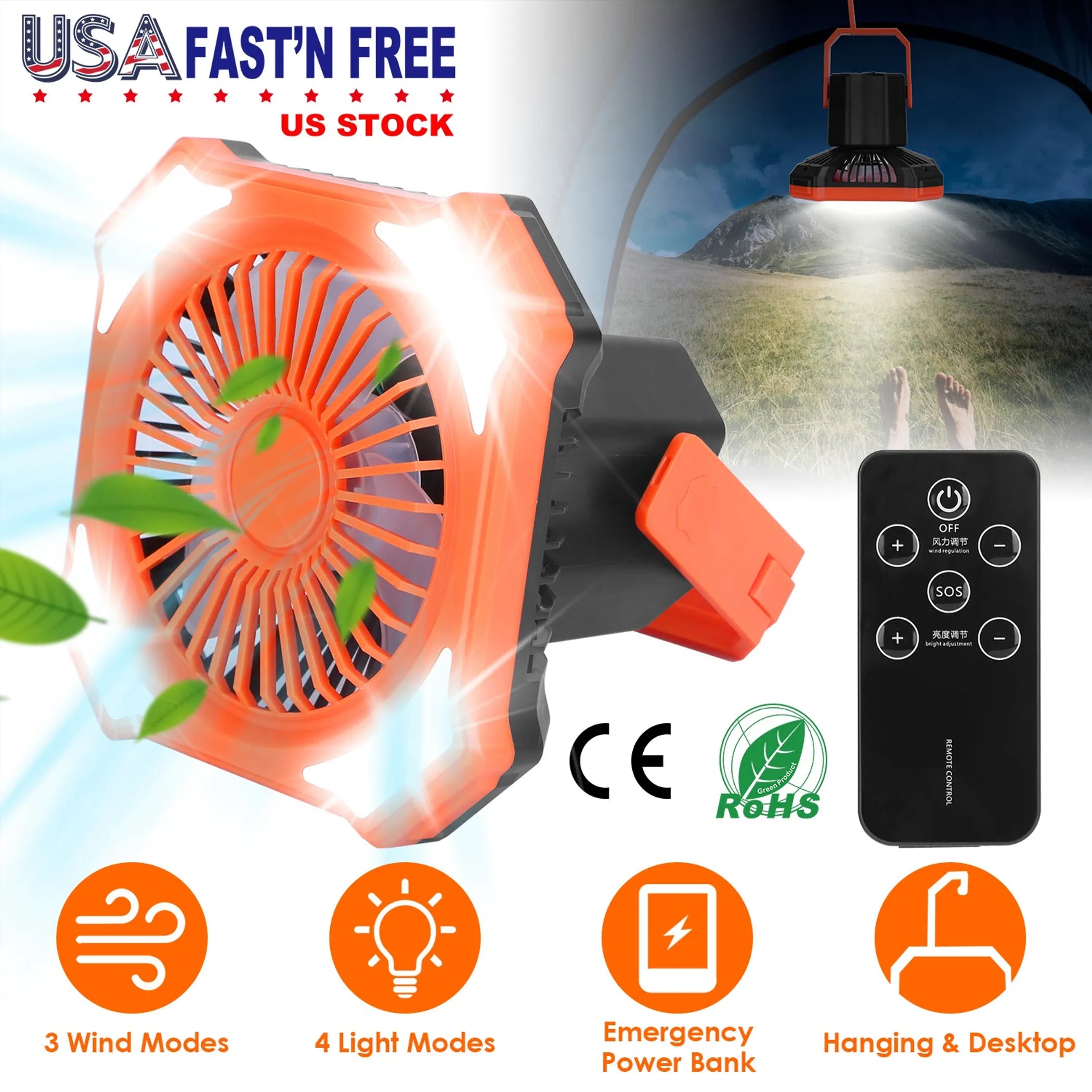 Portable Camping Fan