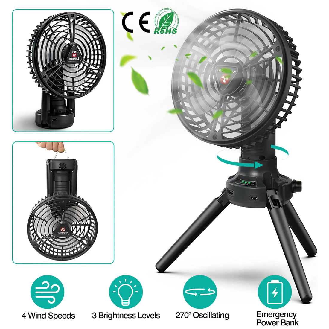 Foldable Camping Fan