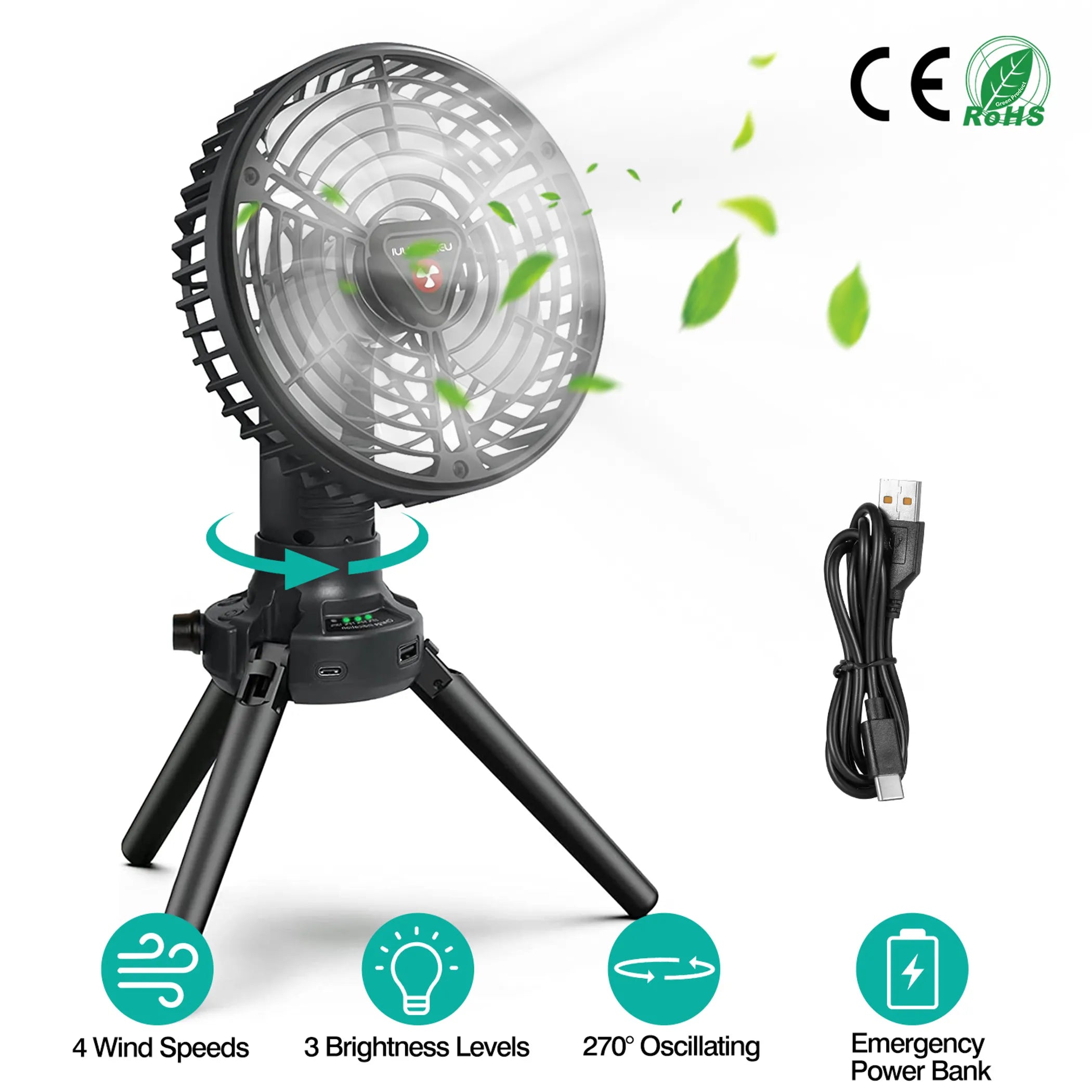 Foldable Camping Fan