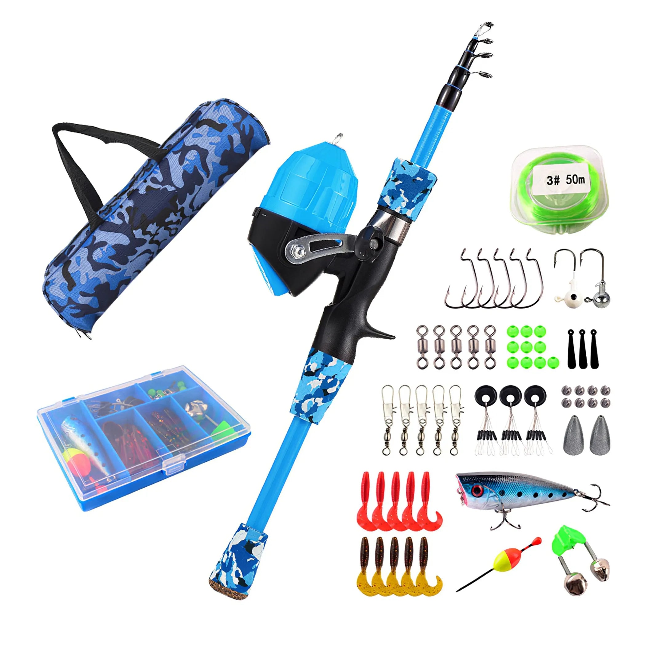 Kids Fishing Pole Set